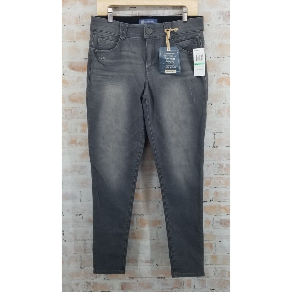 NWT Democracy Ab Solution Jeggings Core Essential Grey Women's Size 8 x 30